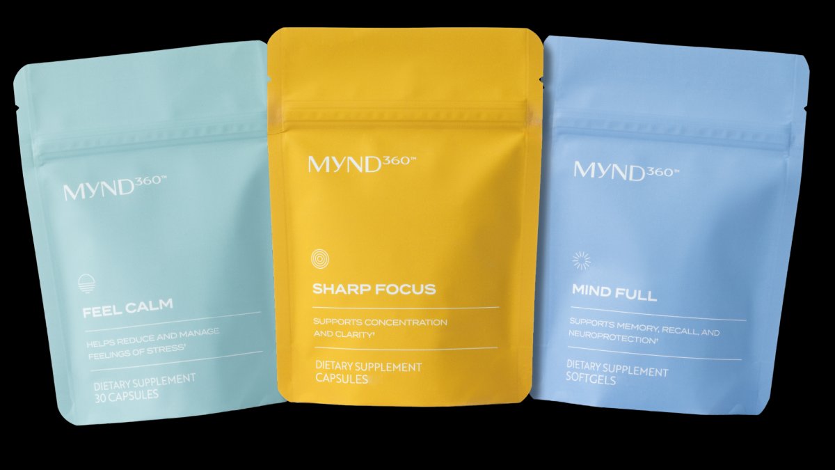 The MYND Matters Pack — Feel Calm, Sharp Focus and Mind Full blends